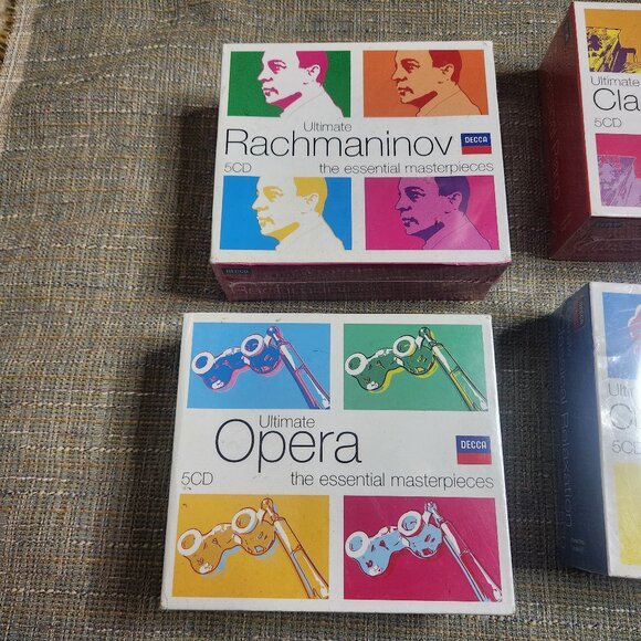 DECCA Ultimate Classical Music 6 LOT CD Set 5 CDS Rachmaninov Piano Opera - Picture 2 of 8